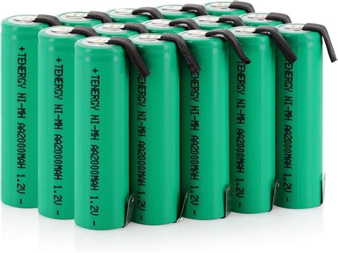 1.2 v rechargeable batteries|Amazon.com: Tenergy AA 1.2V NiMH 2000mAh Flat Top Rechargeable .